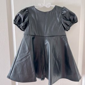Gap Faux Leather Dress